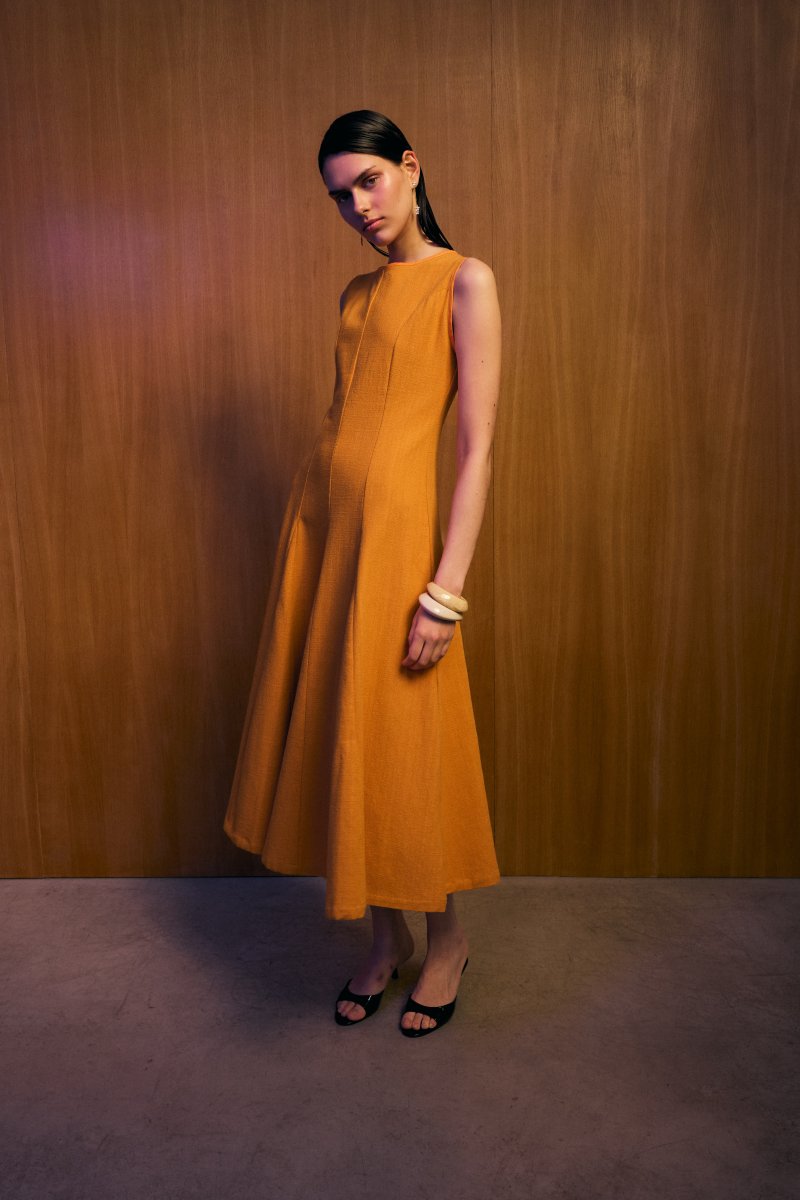 Vestido Agrume Naranja - Imagen 3