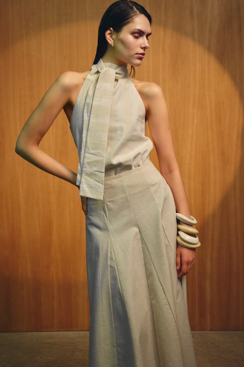 Falda Vela Midi Crudo - Imagen 6