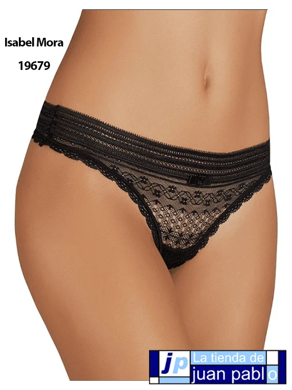 ISABEL MORA 19679 Tanga de Encaje