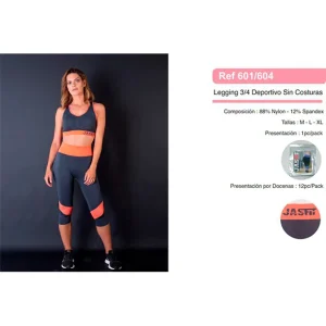 JAST 601 Legging Pirata Sin Costuras