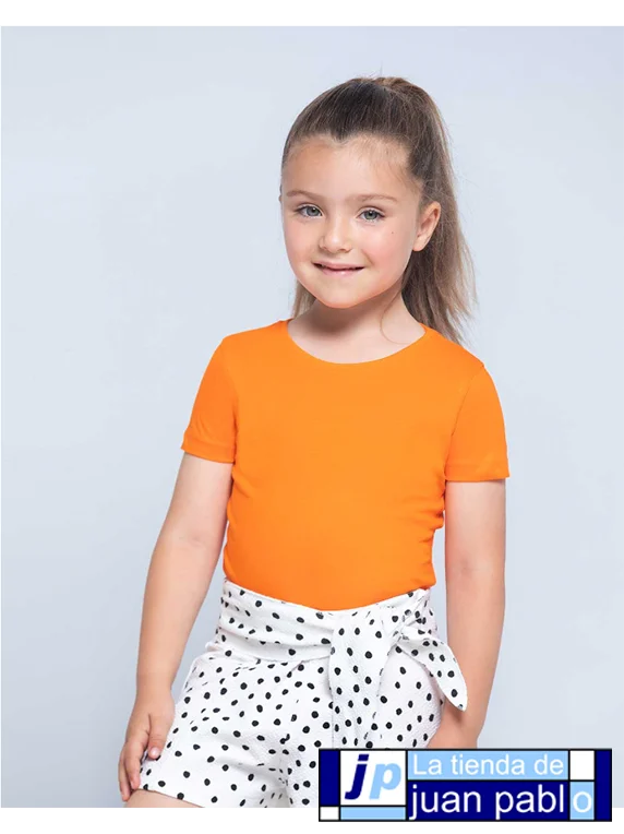 JHK TSLKTNG Camiseta Niña Manga Corta Ligeramente Entallada