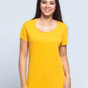 JHK TSULPLM Camiseta Manga Corta con Cuello Redondo sin Rematar