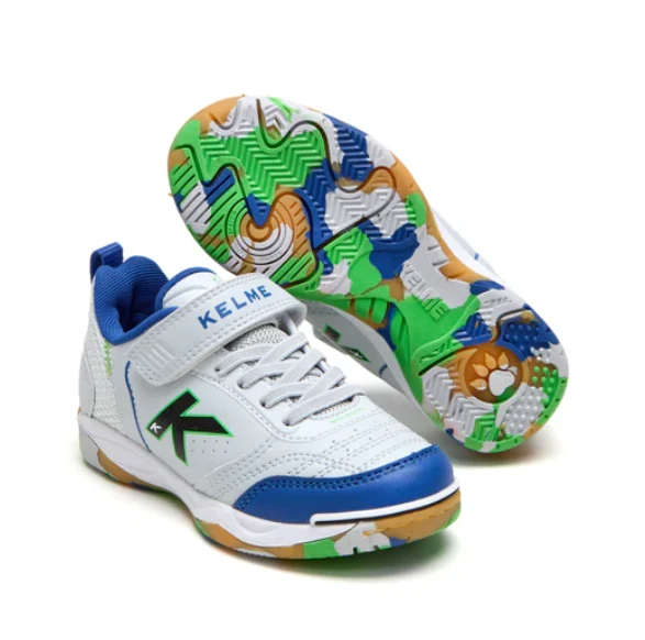 ZAPATILLAS KELME JUNIOR GOLEIRO ELASTIC INDOOR GRIS - Imagen 3
