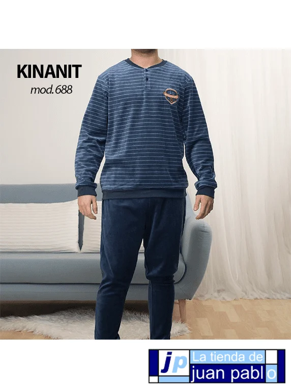 KINANIT Pijama Caballero Terciopelo T.Especiales