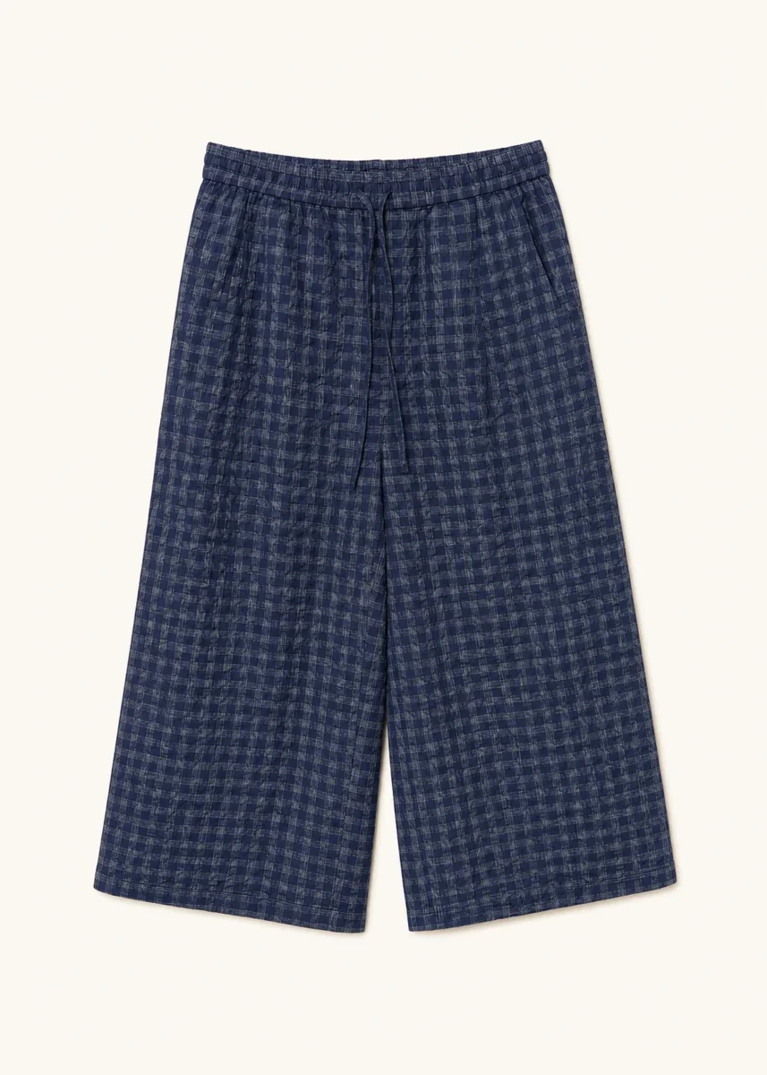 Pantalones cuadros palazzo - Imagen 3