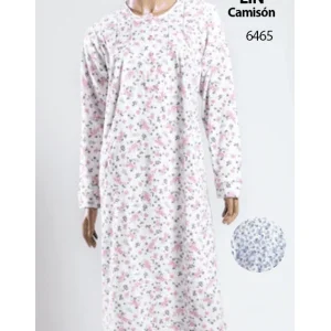 LIN 6465 Camison Acolchada Estampada