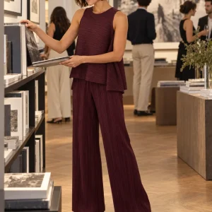 Pantalones plisados