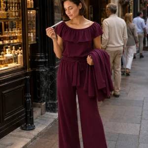 Pantalones fluidos lazo