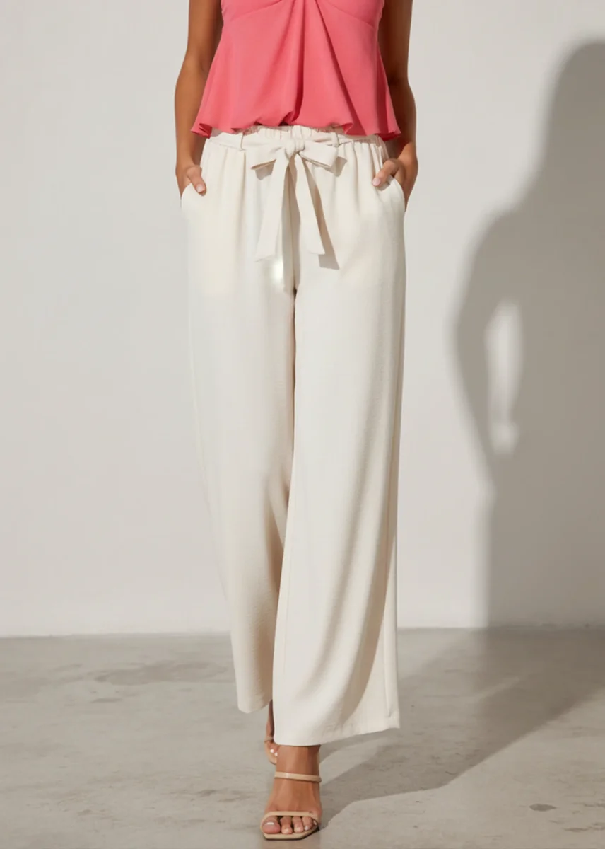 Pantalones fluidos lazo - Imagen 8