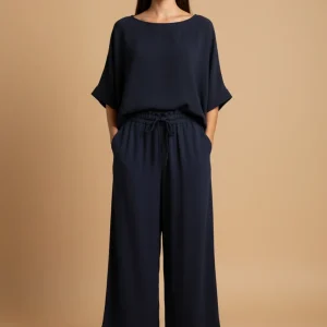 Pantalones bambula palazzo