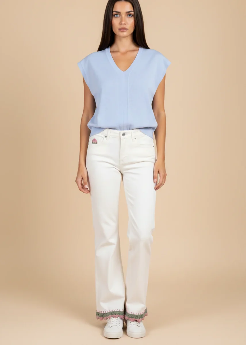Jersey cuello punta - Imagen 4