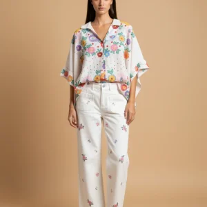 Camisa oversize estampada