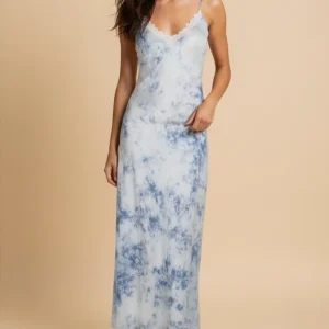 Vestido tie dye guipur