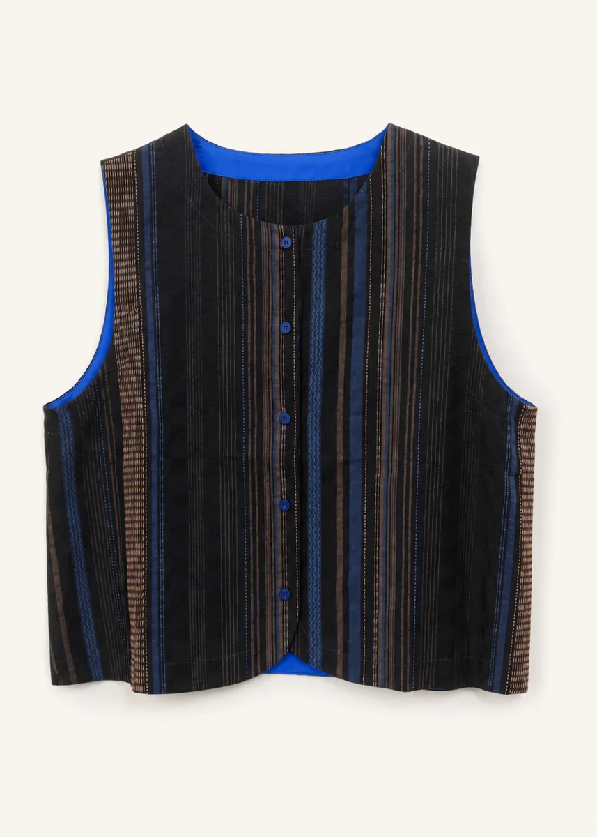 Chaleco rayas tribal - Imagen 3