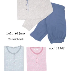 LULU Pijama de Señora Interlock
