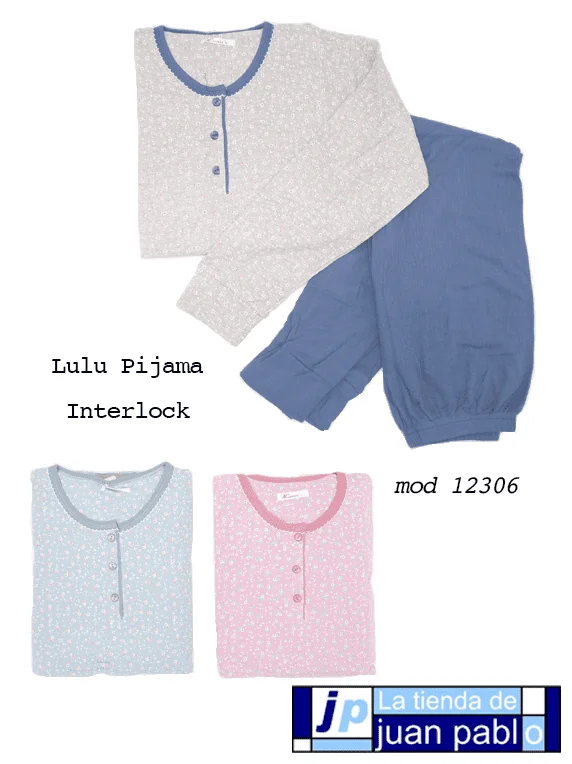 LULU Pijama de Señora Interlock