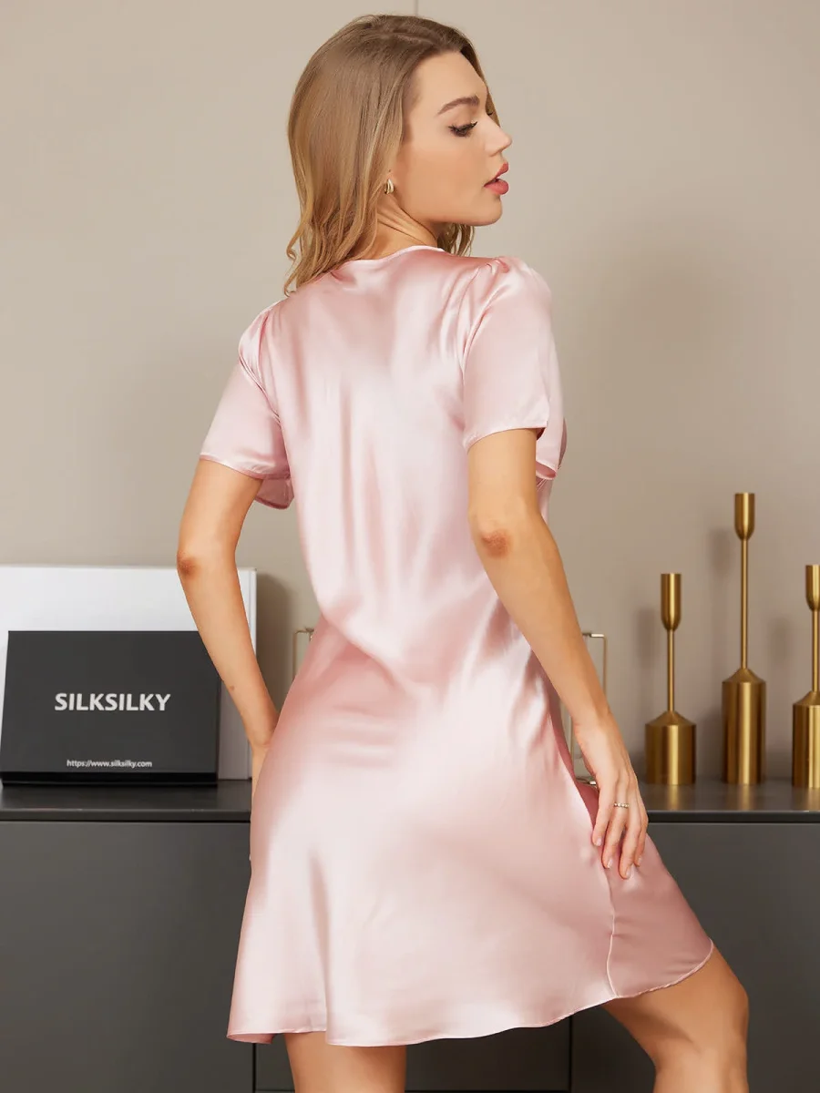 Camisón Casual de Seda Pura - Imagen 9