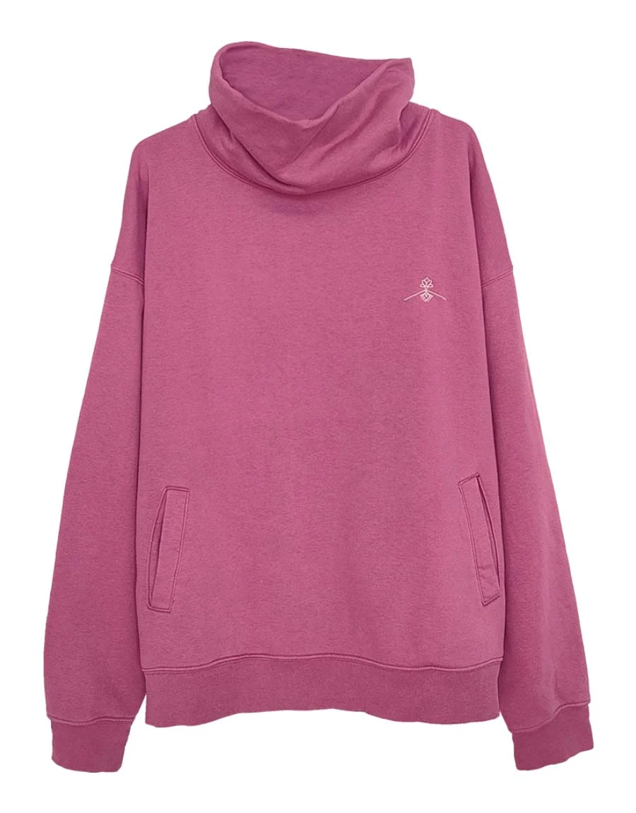 Sudadera orgánica - Malva - Imagen 5