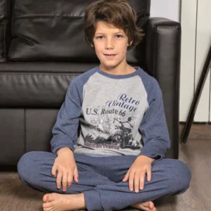 MUSLHER Pijama Infantil Niño Interlock
