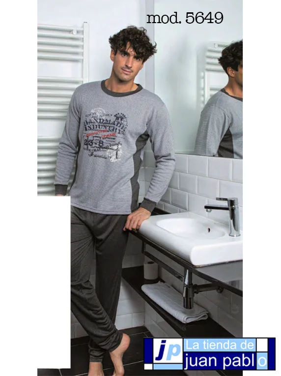 MUSLHER Pijama Caballero Interlock - Imagen 2