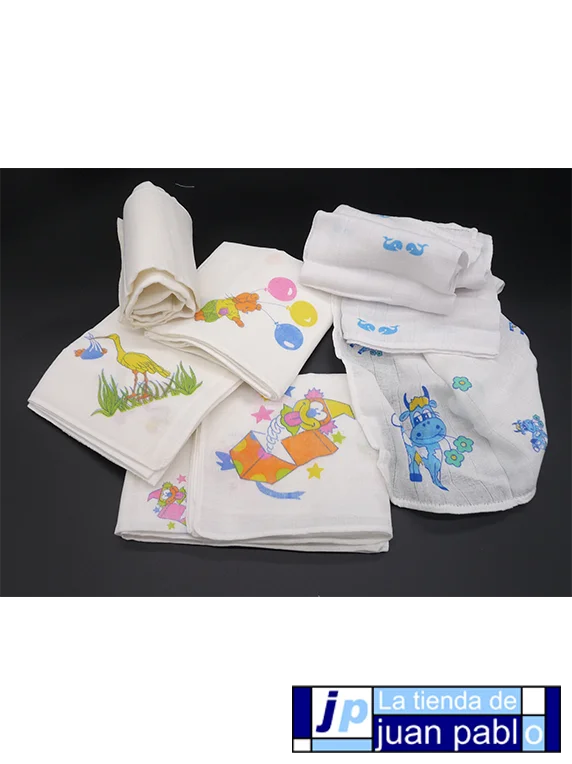 MARTIFANEL 111 Gasa de Bebé Estampada Pack 6 Unidades