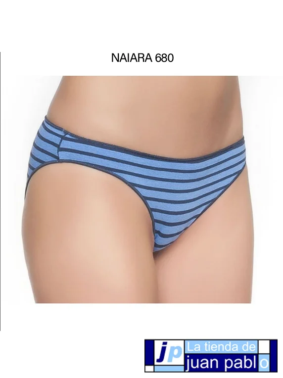 NAIARA 680 Bikini Algodón Estampado Talla Única Pack 2 Unidades - Imagen 2