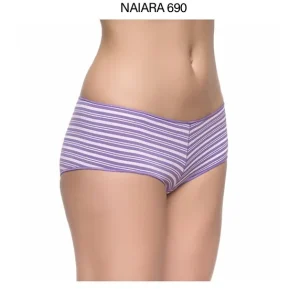 NAIARA 690 Culotte Algodón Estampado Talla Única Pack 2 Unidades