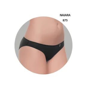 NAIARA 875 Bikini Bajo Poliamida Lisa Talla Única Pack 2 Unidades