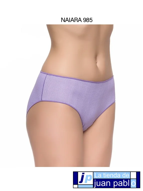 NAIARA 985 Braga Señora Poliamida Estampada Talla Única Pack 2 Unidades
