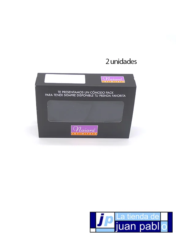 NAIARA 870 Tanga Bajo Poliamida Liso Talla Única Pack 2 Unidades - Imagen 4