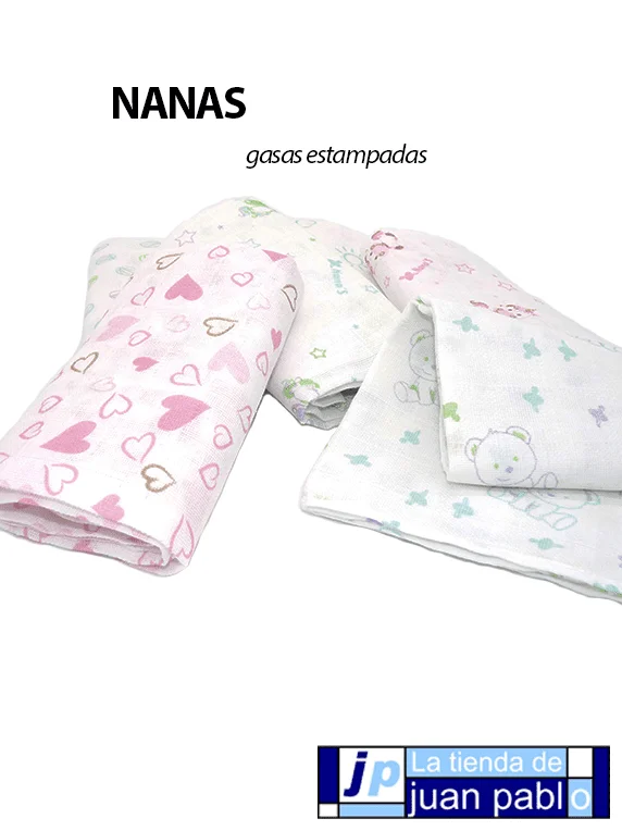 NANAS 204 Gasa Estampada para Bebé - Imagen 3