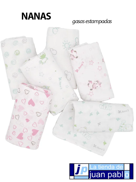 NANAS 204 Gasa Estampada para Bebé - Imagen 2