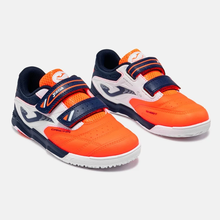 ZAPATILLA JOMA NIÑO/NIÑA CANCHA INDOOR NARANJA - Imagen 6