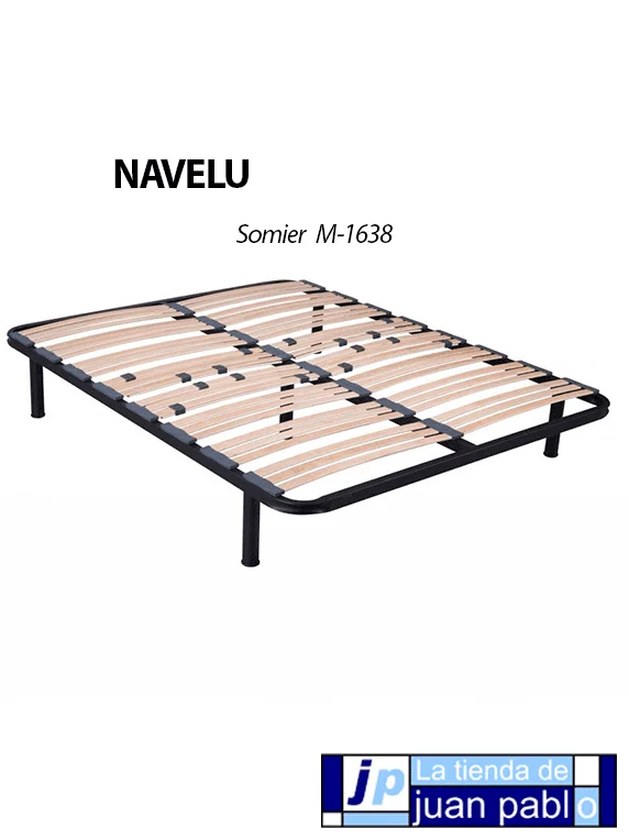 NAVELU Somier M-16-38 con Refuerzo Lumbar - Imagen 2