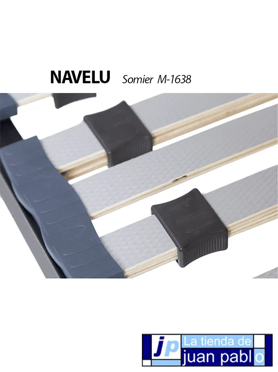 NAVELU Somier M-16-38 con Refuerzo Lumbar - Imagen 3