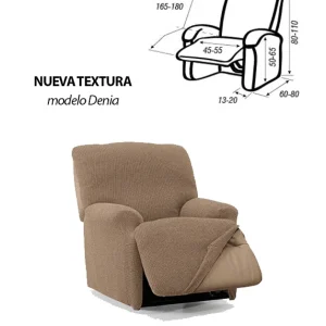 NUEVA TEXTURA Denia Funda Sillón Relax Pies Juntos