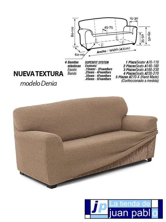 NUEVA TEXTURA Denia Funda Sofá - Imagen 2