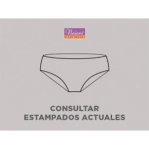 NAIARA 248 Braga Señora Algodón con Puntilla Talla Única Pack 2 Unidades