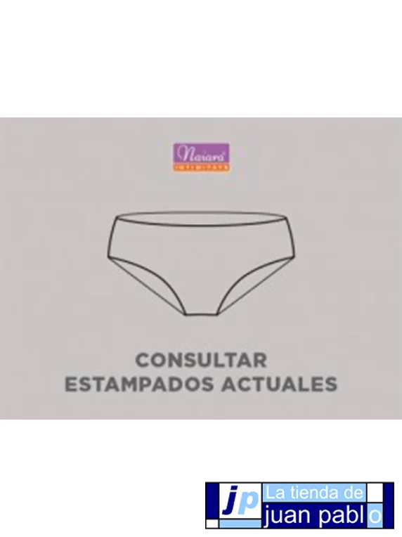NAIARA 248 Braga Señora Algodón con Puntilla Talla Única Pack 2 Unidades