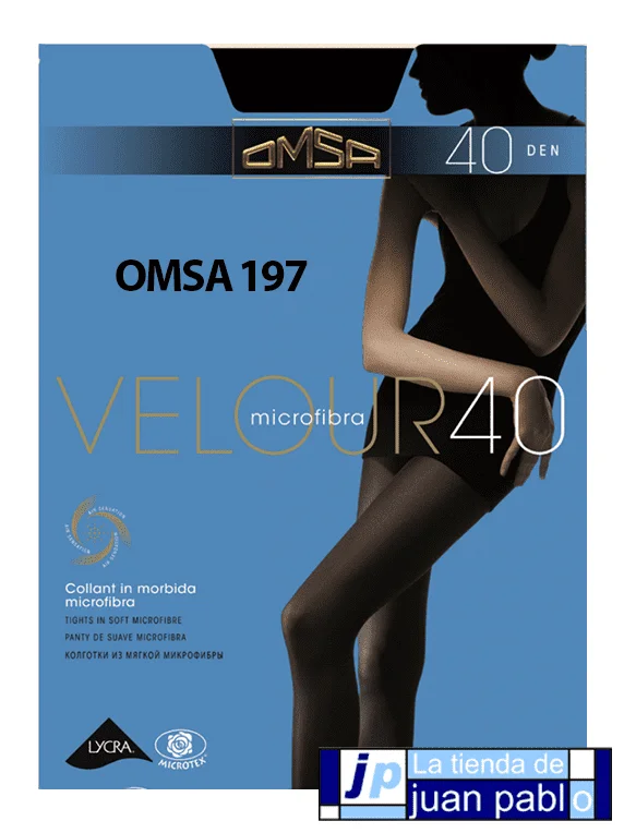 OMSA 197 Panty Velour 40 DEN - Imagen 2