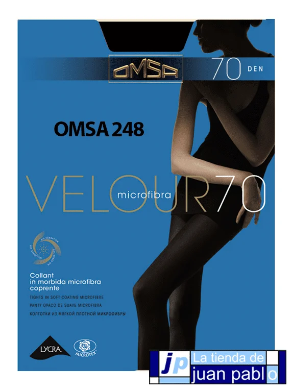 OMSA 248 Panty Velour 70 DEN - Imagen 2