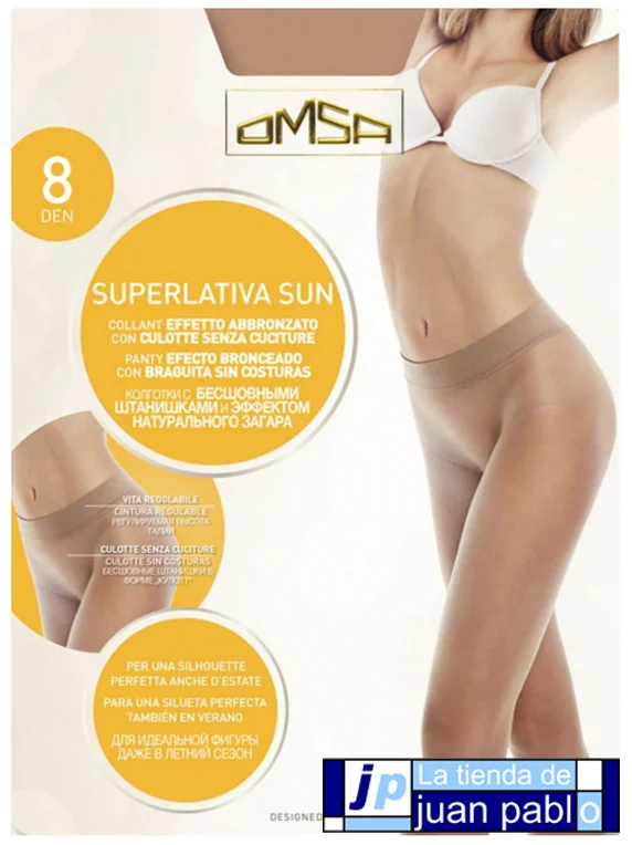 OMSA 1163 Panty Superlativa Sun 8 DEN - Imagen 2