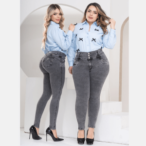 Pantalón Colombiano Push-Up Con Bolsillos 2695W