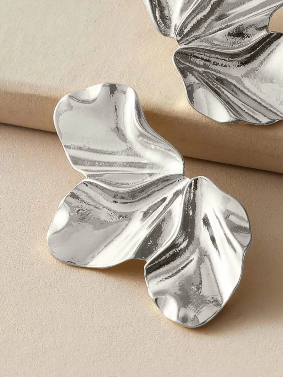 Pendientes geométricos en forma de flor, Alexia - Imagen 5