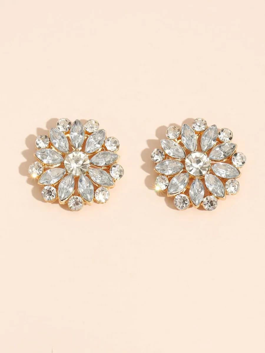 Pendientes diseño de flor en cristal, Agata - Imagen 7