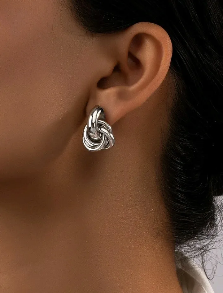 Pendientes diseño geométrico, Olga - Imagen 5