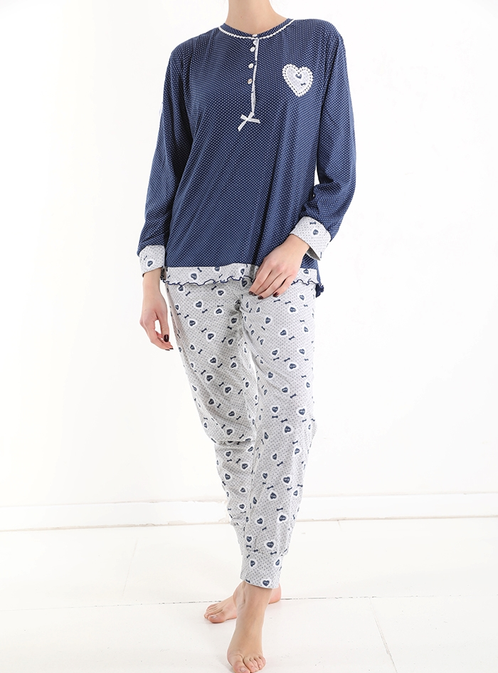 Pijama completo corazones - Imagen 8