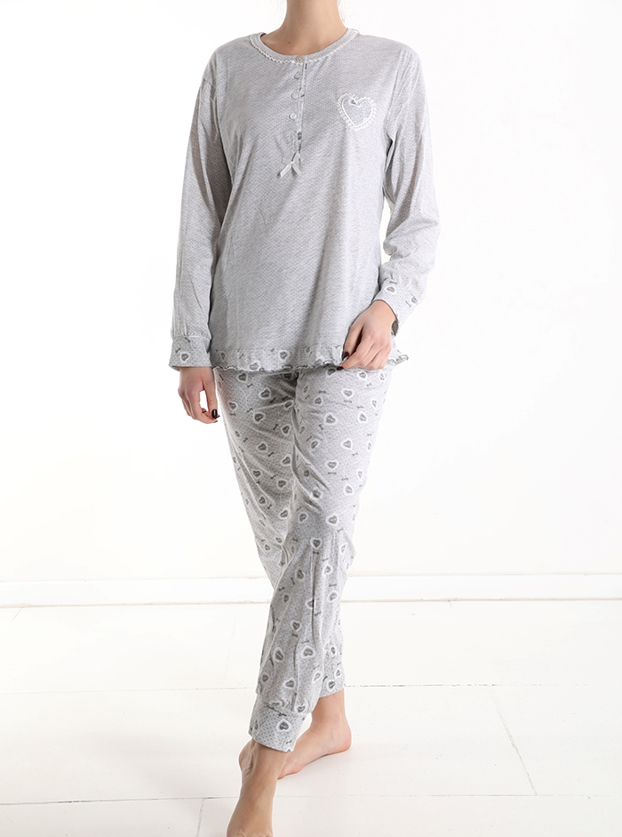 Pijama completo corazones - Imagen 7