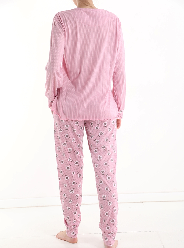 Pijama completo corazones - Imagen 6