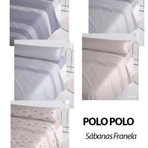 POLO POLO Juego de Sábanas de Franela